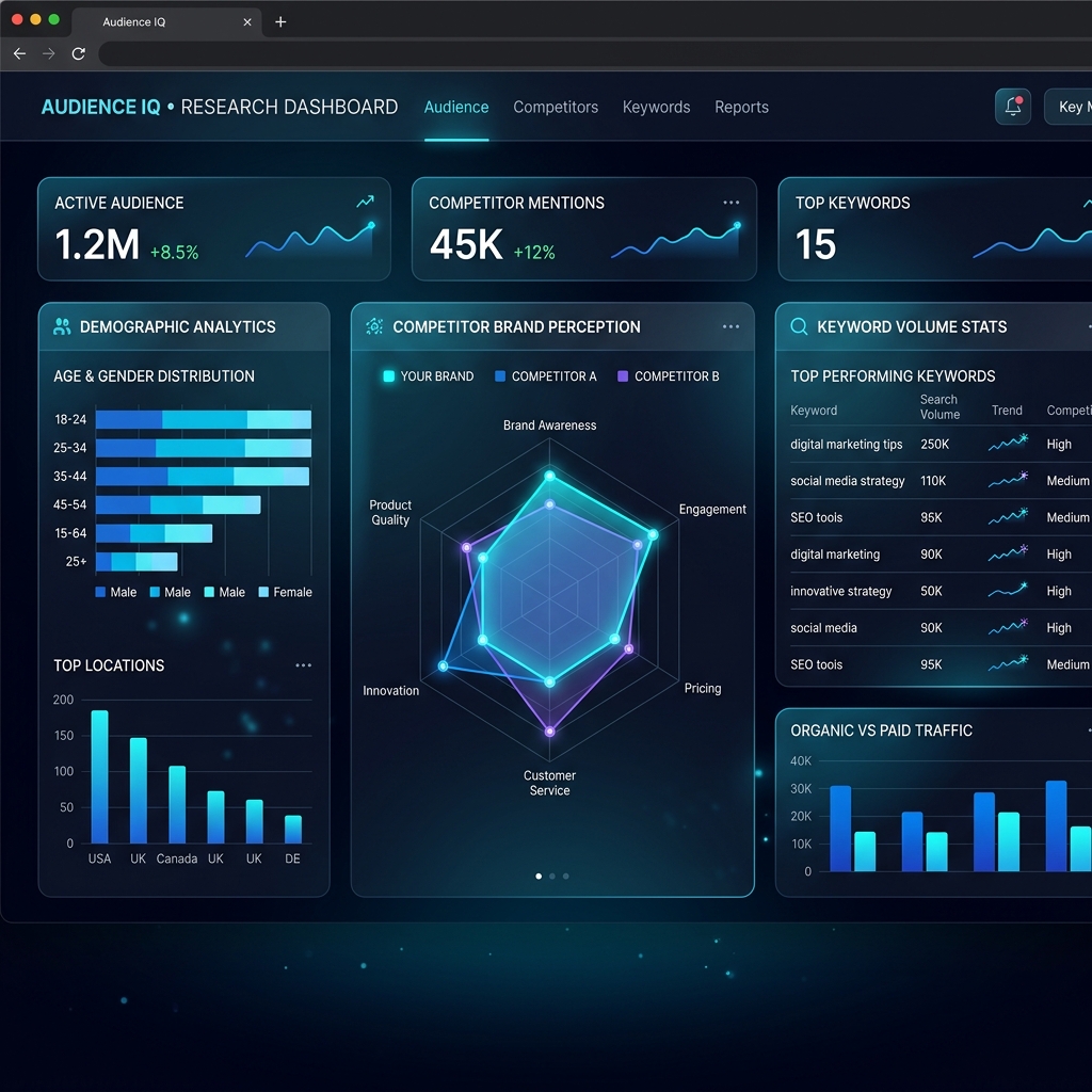 Audience & Competitor Discovery Dashboard
